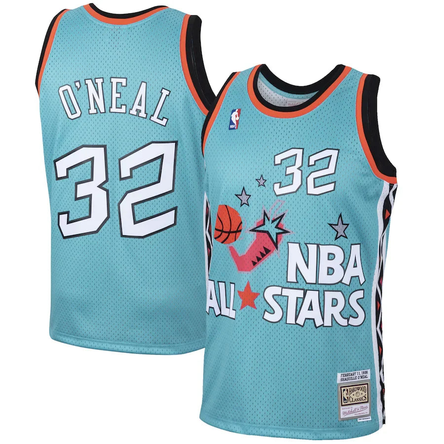 Shaquille O'Neal Eastern Conference 1996 All-Star Hardwood Classics - Teal