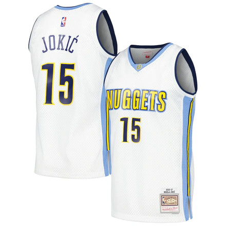Nikola Jokic Denver Nuggets 2016/17 Throwback - White