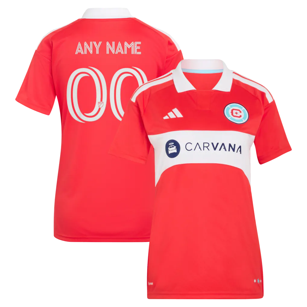 Chicago Fire adidas Women's 2026 Forever Red Custom Jersey - Red