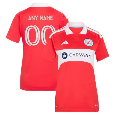 Chicago Fire adidas Women's 2026 Forever Red Custom Jersey - Red