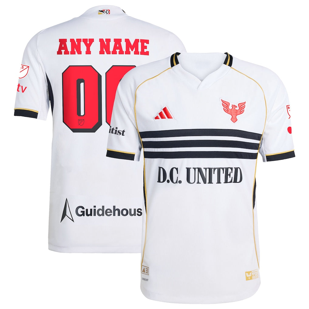 D.C. United 2025 Third Custom Jersey - White