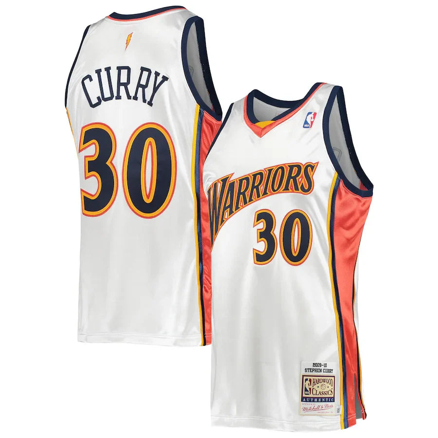 Stephen Curry Golden State Warriors 2009/10 Hardwood Classics - White
