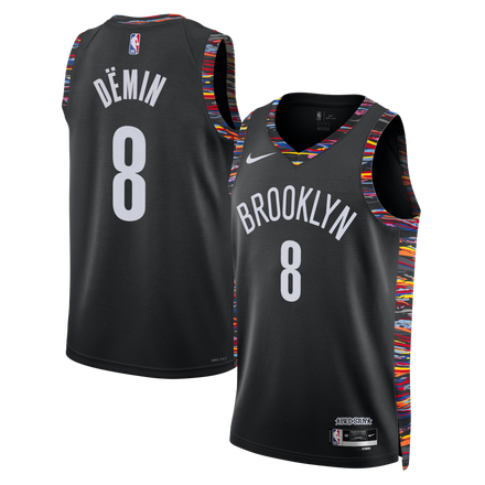 Egor Dëmin Brooklyn Nets Unisex 2025/26 - City Edition - Black