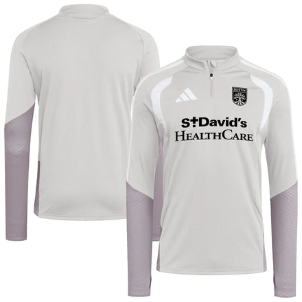 Austin FC 2026 Tiro Competition Quarter-Zip Training Top - Silver