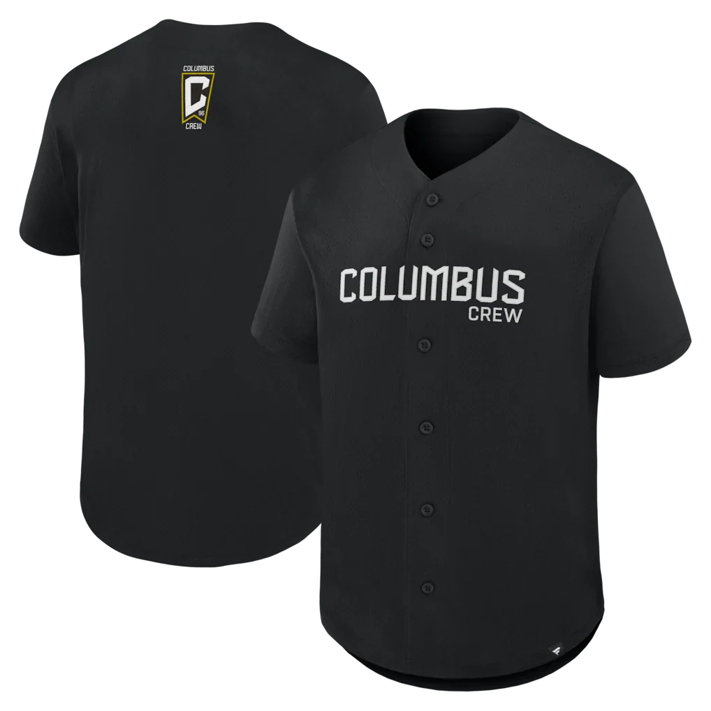 Columbus Crew Maximum Intensity Button-Up Jersey - Black