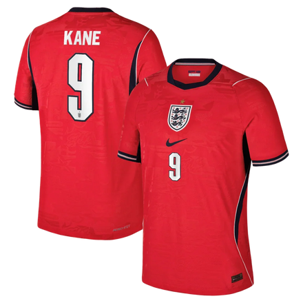 Harry Kane England National Team 2026 Away Match - Red
