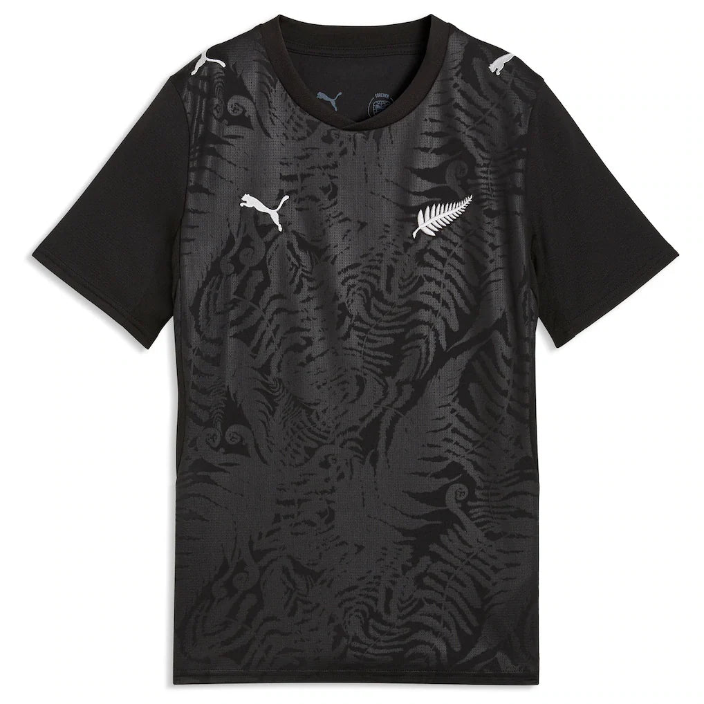 New Zealand National Team Puma Youth 2026 Home Jersey - Black
