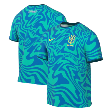 Brazil National Team 2026 Academy Pro Pre-Match Top - Green