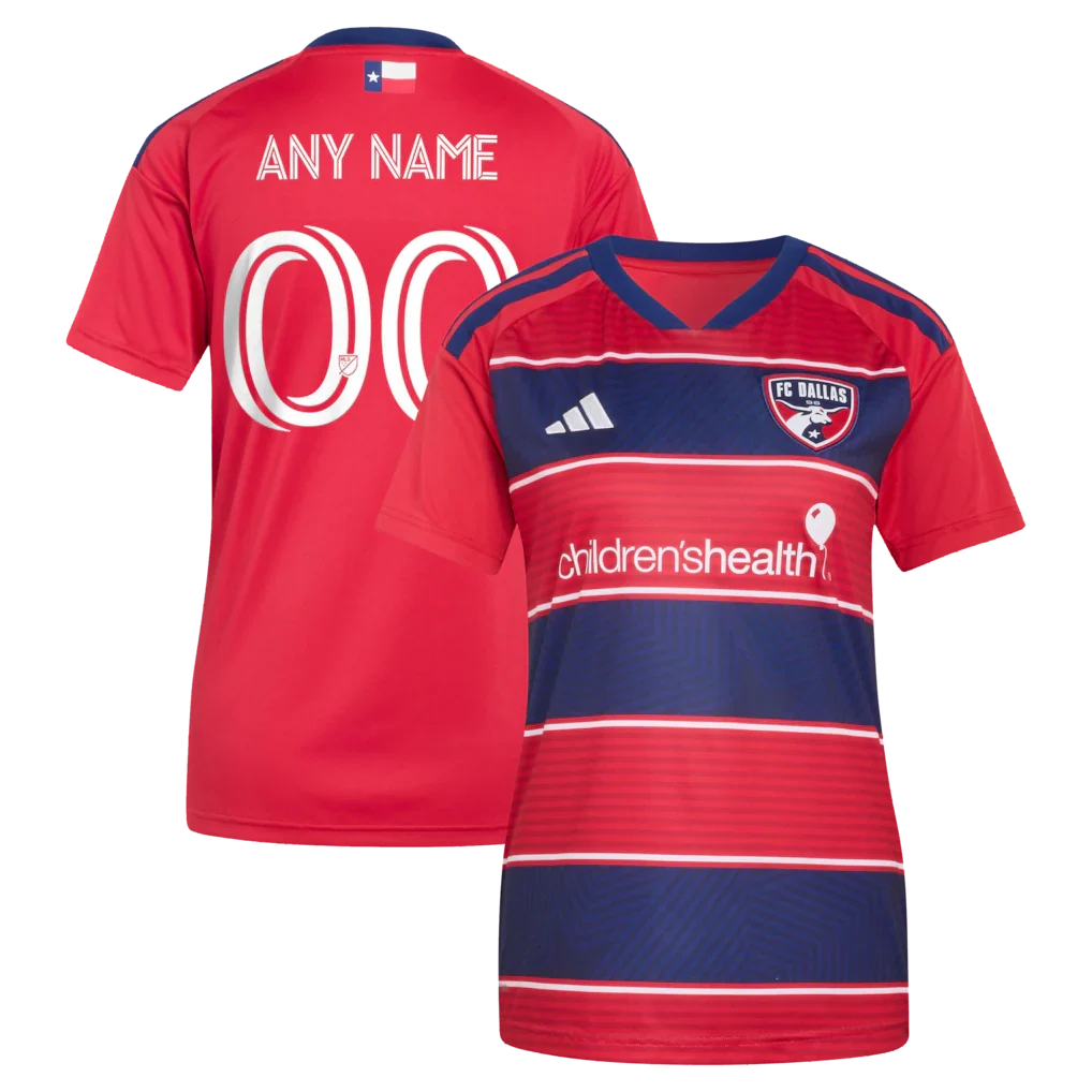 FC Dallas adidas Women's 2026 DNA Kit Custom Jersey - Red