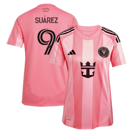 Luis Suárez Inter Miami CF adidas Women's 2025 Euforia Player Jersey - Light Pink