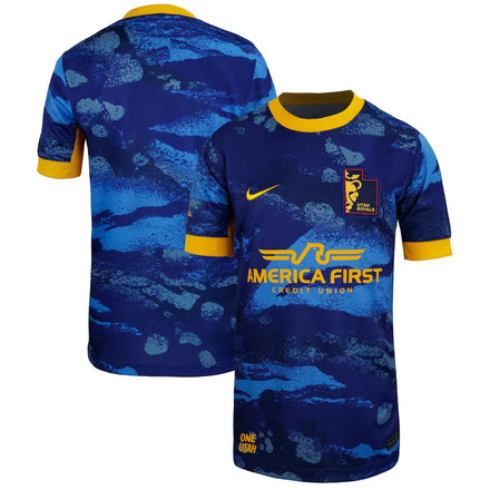 Utah Royals Nike Youth 2025 Great Salt Lake Kit Stadium Jersey - Navy