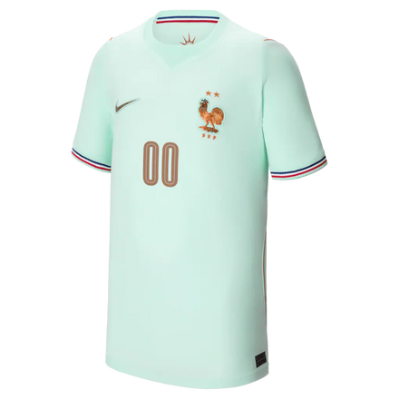 France National Team Nike Youth 2026 Away Stadium Replica Custom Jersey - Green