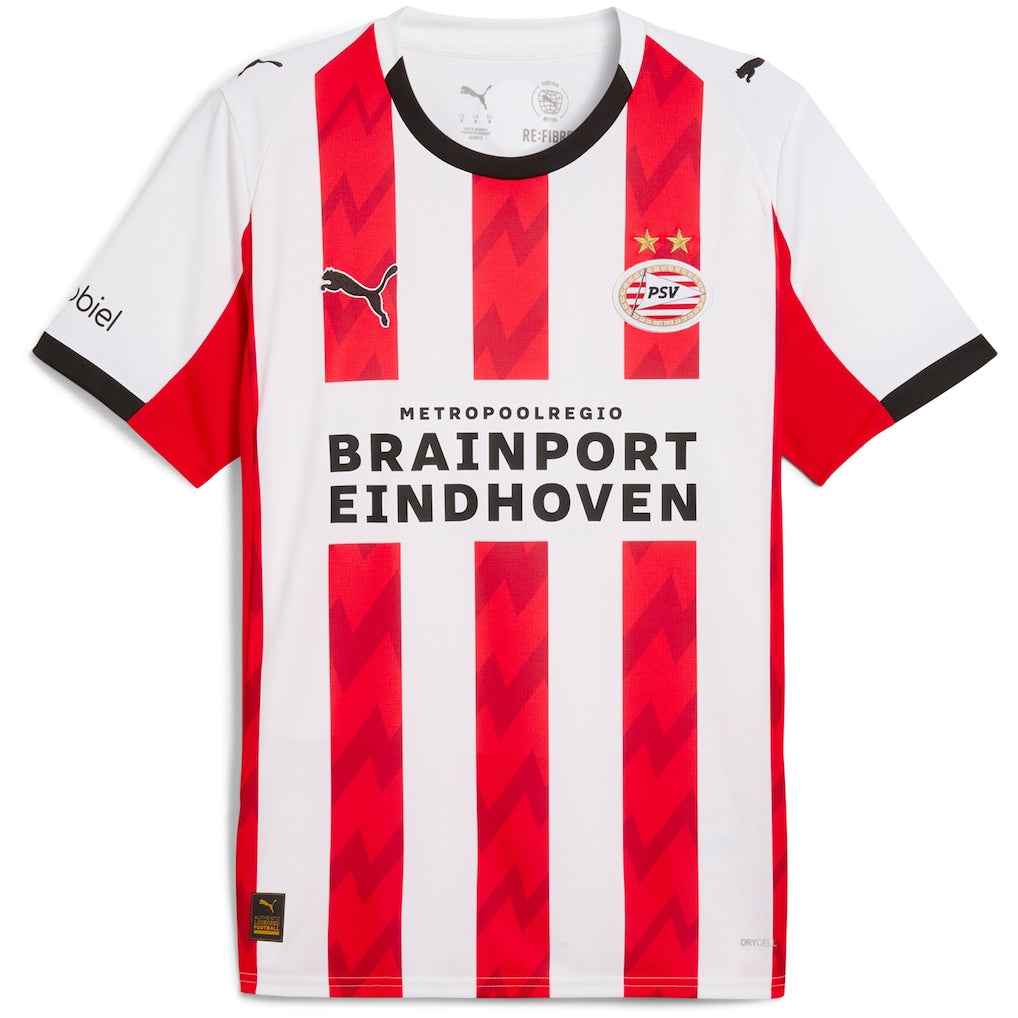 PSV Eindhoven Puma 2025/26 Home Replica Jersey - White