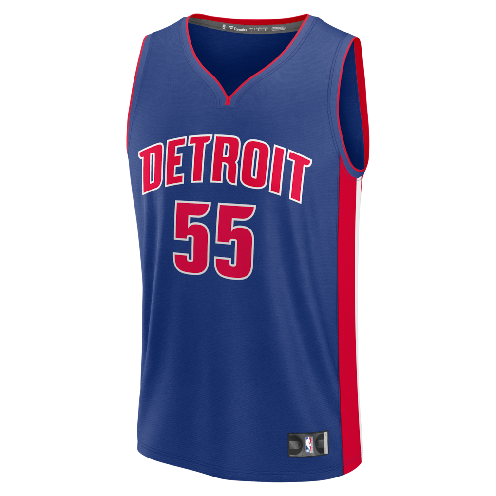 Duncan Robinson Detroit Pistons Fanatics Fast Break Jersey - Icon Edition - Blue