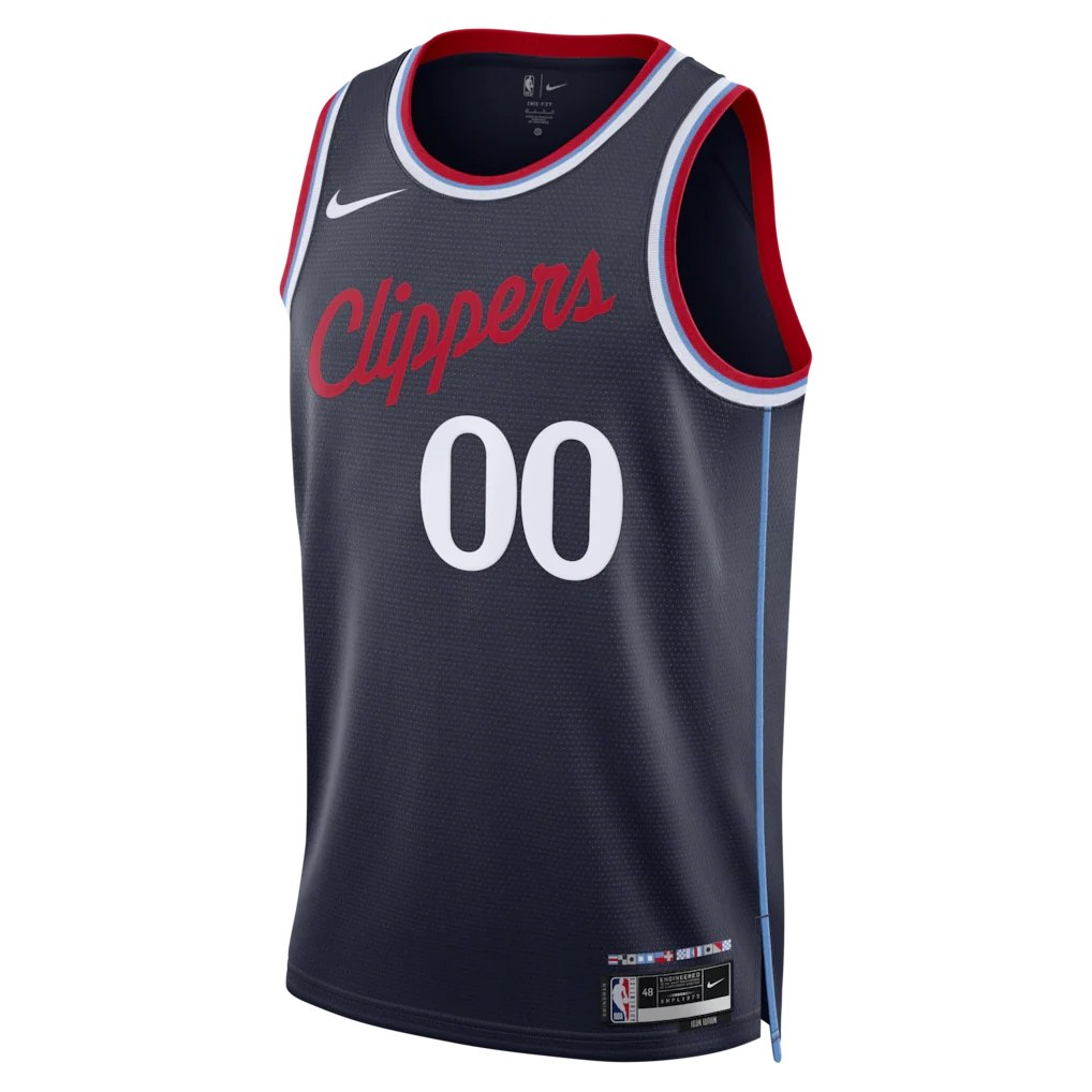 LA Clippers Nike Unisex Swingman Custom Jersey - Icon Edition - Navy