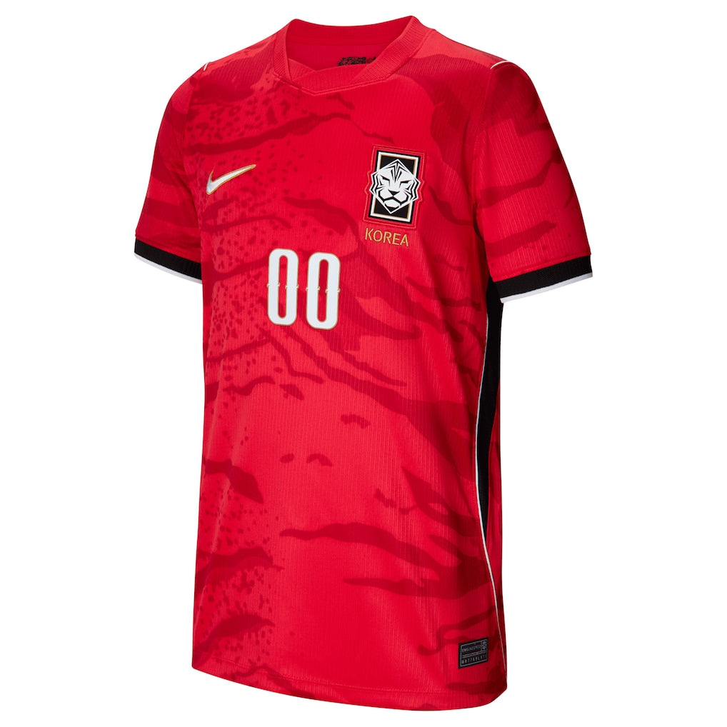 South Korea National Team Nike Youth 2026 Home Stadium Replica Custom Jersey - Red