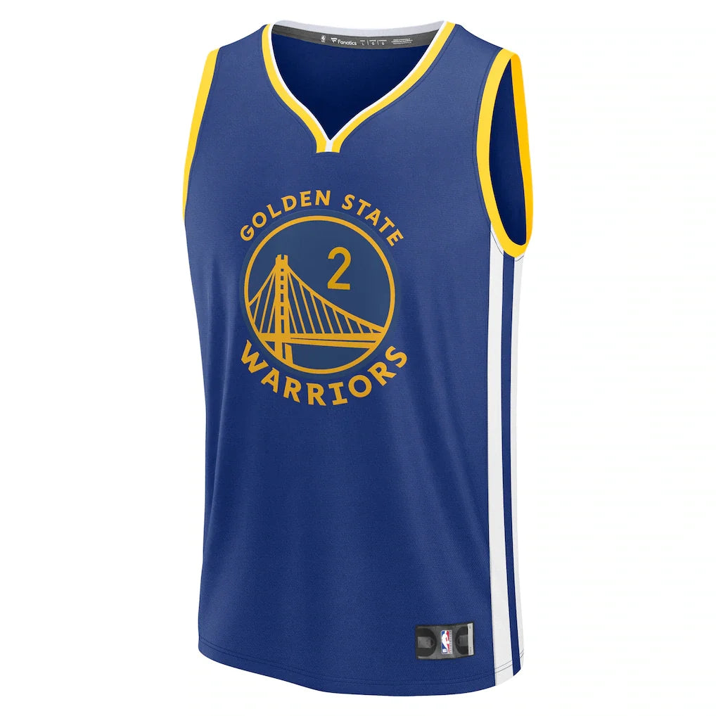 Brandin Podziemski Golden State Warriors Fanatics Fast Break Replica Player Jersey - Icon Edition - Royal
