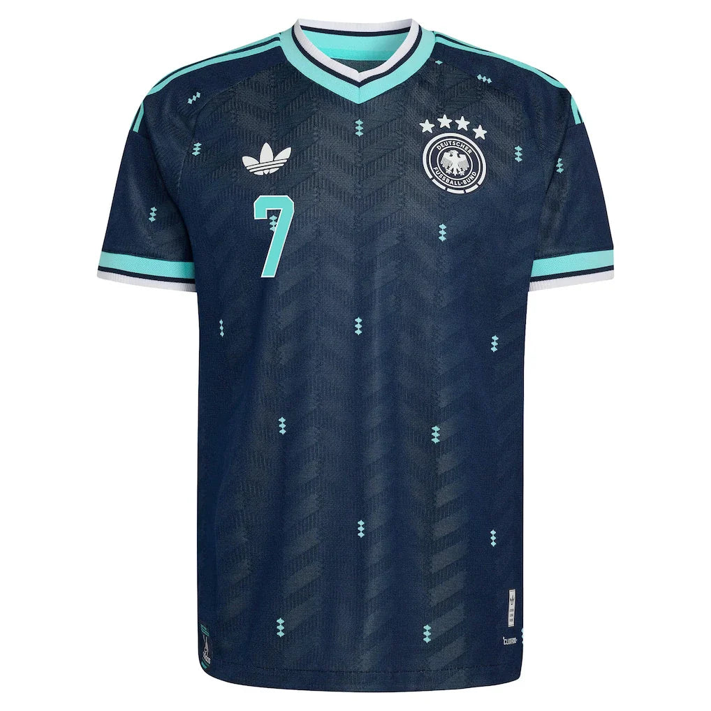 Kai Havertz Germany National Team adidas 2026 Away On-Field Authentic Jersey - Navy