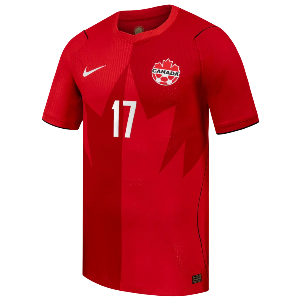 Tajon Buchanan Canada Soccer Nike 2026 Home Match Authentic Jersey - Red