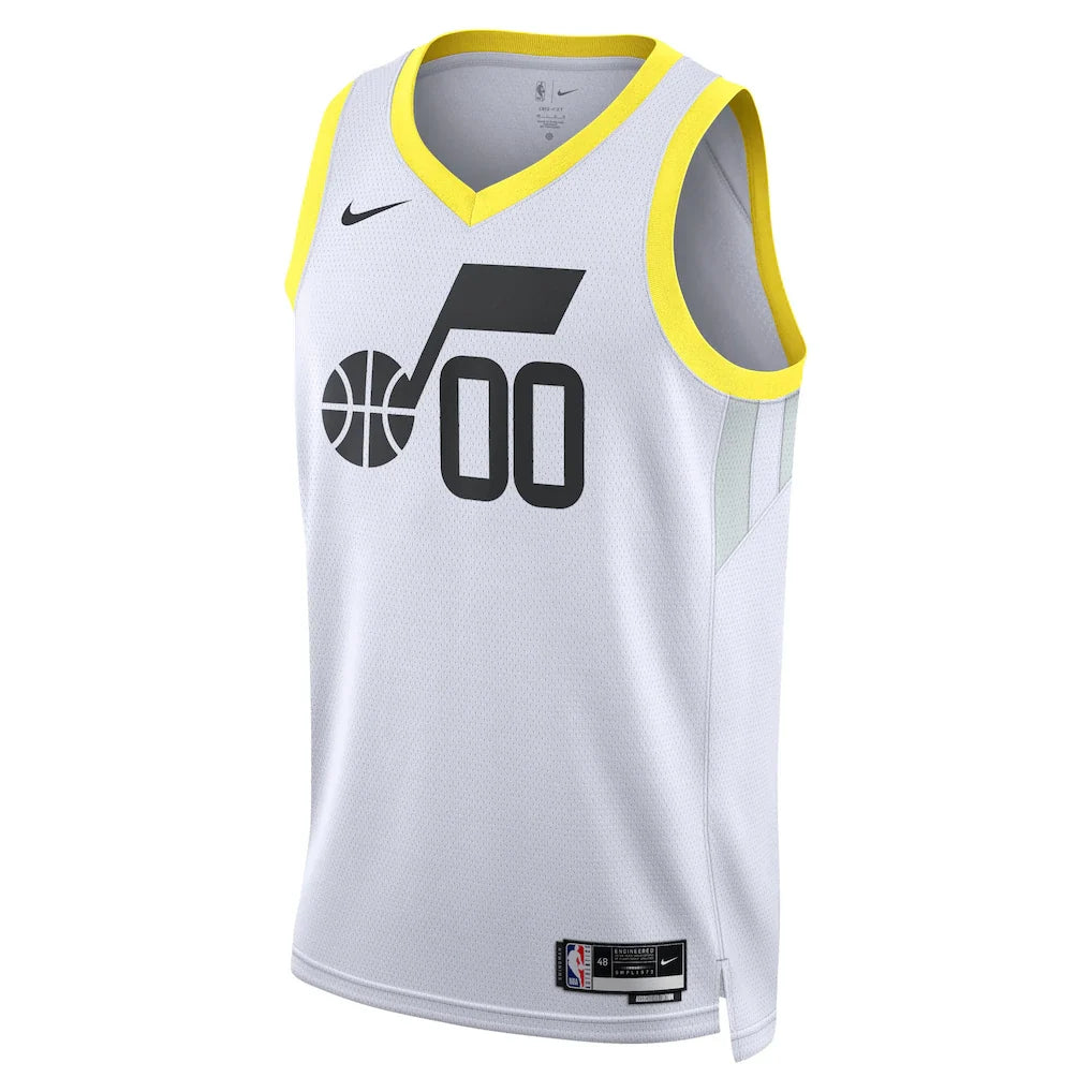 Utah Jazz Nike Unisex Swingman Custom Jersey White - Association Edition