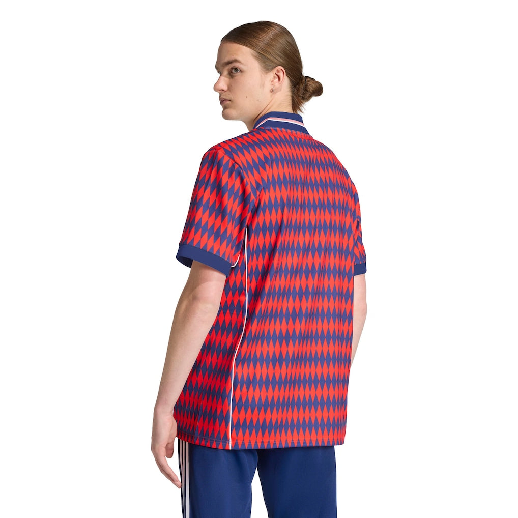 Bayern Munich adidas Unisex Lifestyler Fashion Jersey - Red