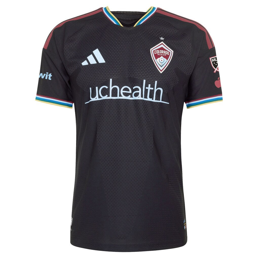 Rob Holding Colorado Rapids adidas 2026 Colorful Colorado On-Field Authentic Patch Jersey - Black