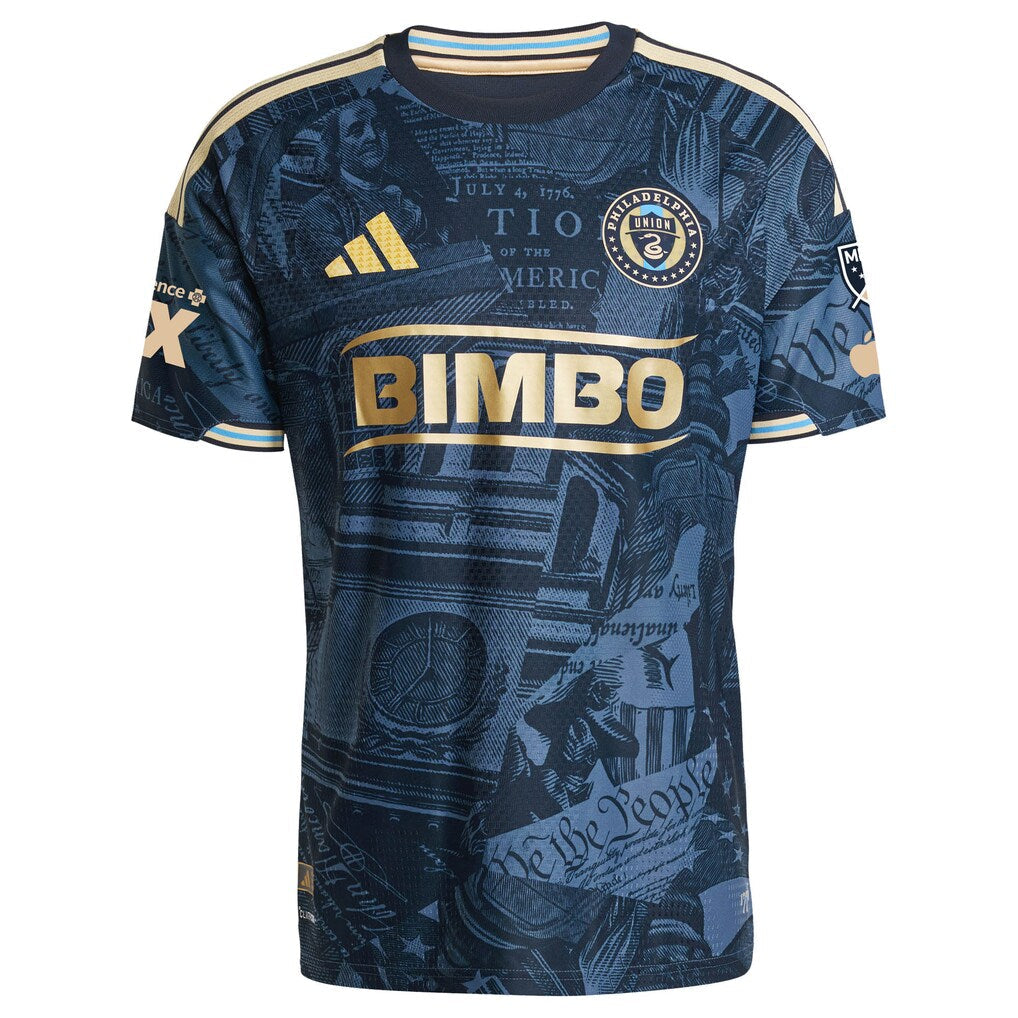 Milan Iloski Philadelphia Union adidas 2026 1776 Kit On-Field Authentic Patch Jersey - Navy