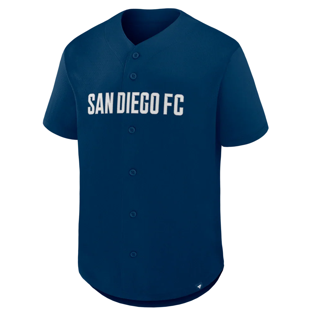 San Diego FC Fanatics Maximum Intensity Button-Up Jersey  - Navy