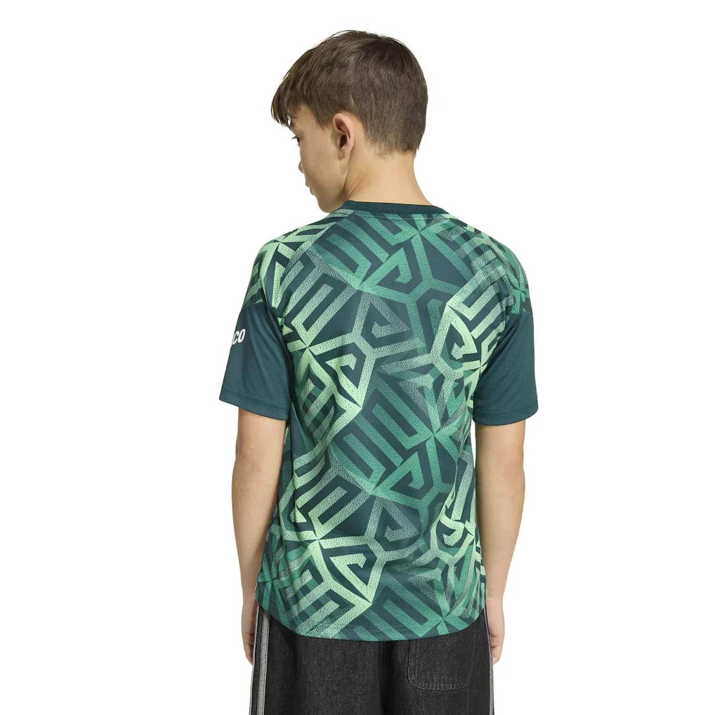 Mexico National Team adidas Youth 2026 Pre-Match Top - Green