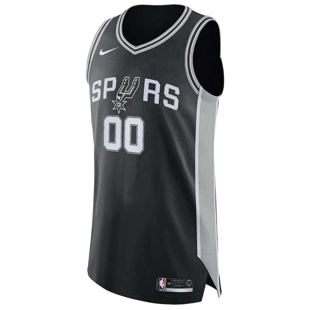 San Antonio Spurs Nike Authentic Custom Jersey Black - Icon Edition