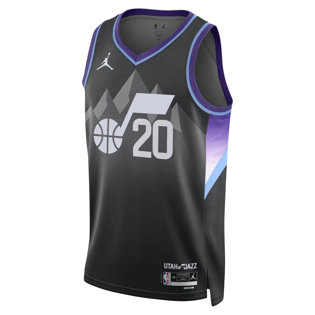 Jaren Jackson Jr. Utah Jazz Jordan Brand Unisex Swingman Jersey - Statement Edition - Black