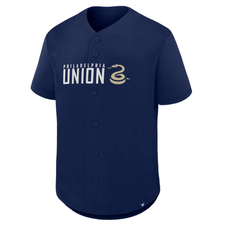 Philadelphia Union Fanatics Maximum Intensity Button-Up Jersey  - Navy