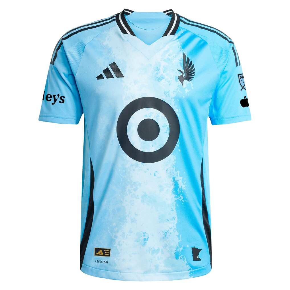 Joaquín Pereyra Minnesota United FC adidas 2025 CONVERGENCE On-Field Authentic Jersey – Blue