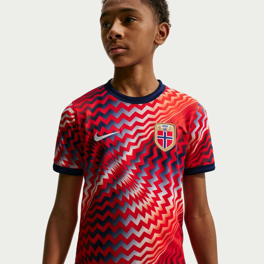 Norway National Team Nike Youth 2026 Pre-Match Top - Red
