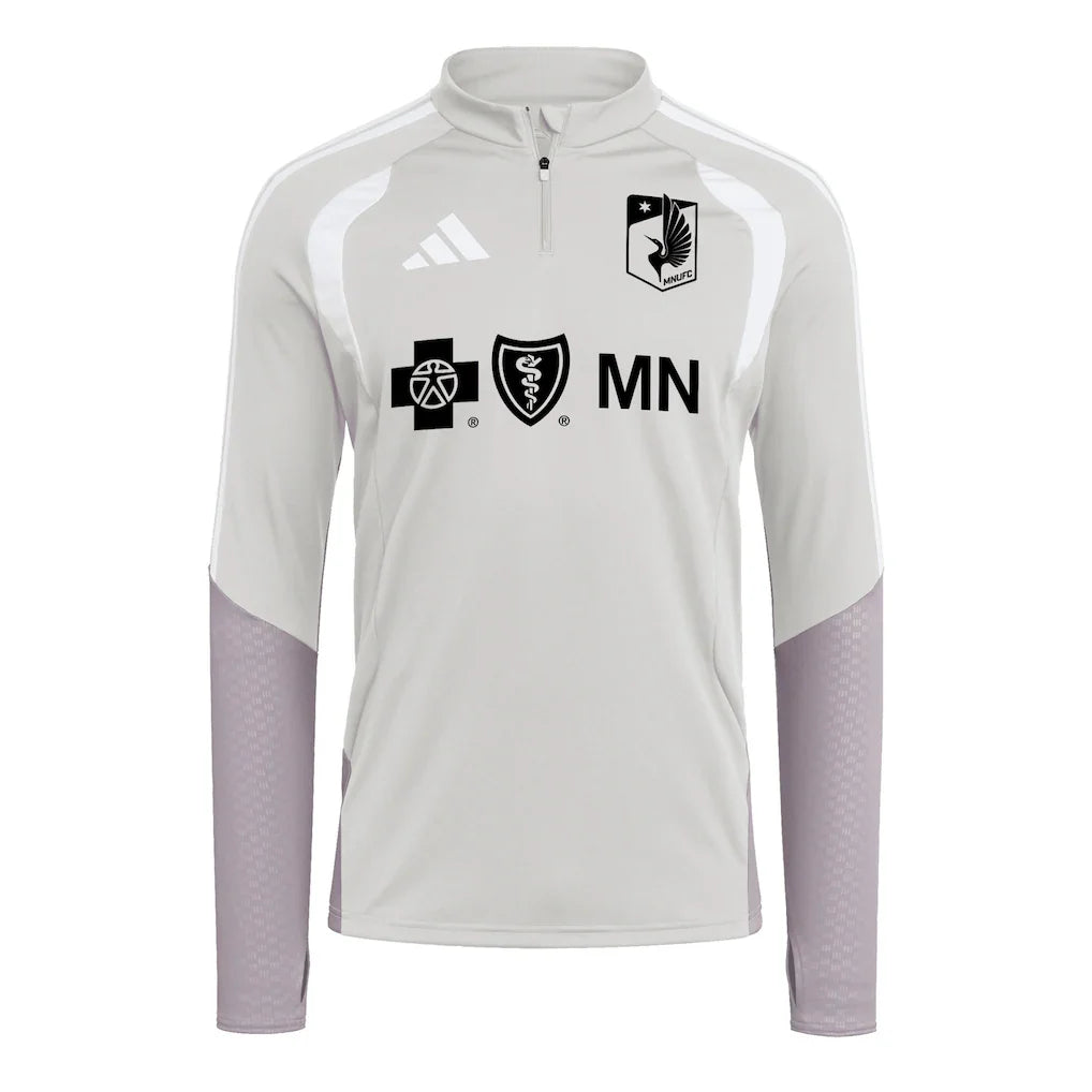 Minnesota United FC adidas 2026 Tiro Competition Quarter-Zip Training Top - Silver