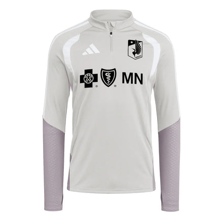 Minnesota United FC adidas 2026 Tiro Competition Quarter-Zip Training Top - Silver