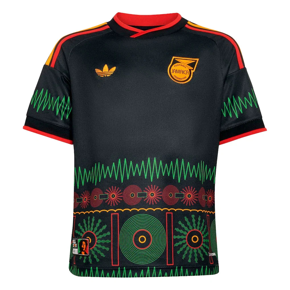 Jamaica National Team adidas Youth 2026 Replica Jersey - Black
