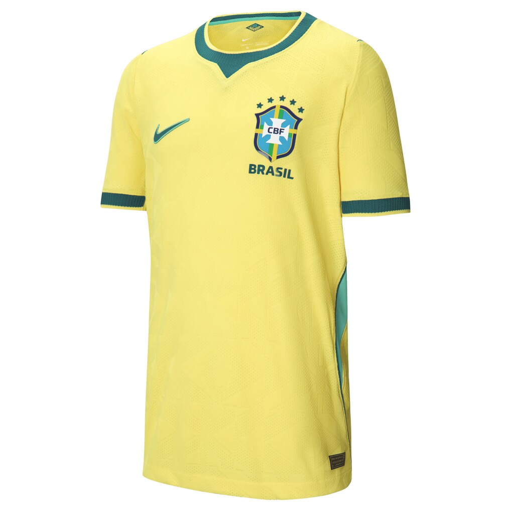 Brazil National Team Nike Youth 2026 Home Match Authentic Jersey - Yellow