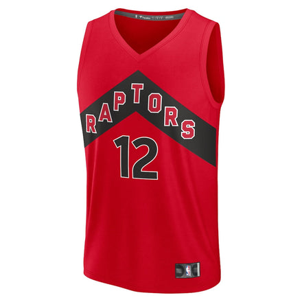 Collin Murray-Boyles Toronto Raptors Fanatics 2025 NBA Draft First Round Pick Fast Break Replica Jersey - Icon Edition - Red