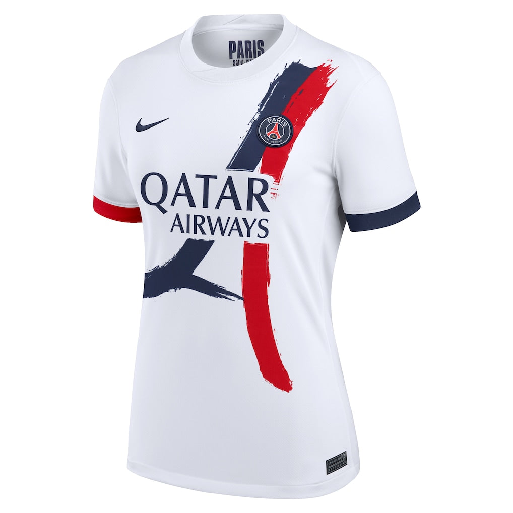 Paris Saint-Germain Nike Women's 2024/25 Away Replica Jersey - White