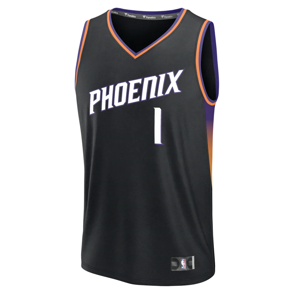 Devin Booker Phoenix Suns Fanatics Fast Break Jersey - Statement Edition - Black