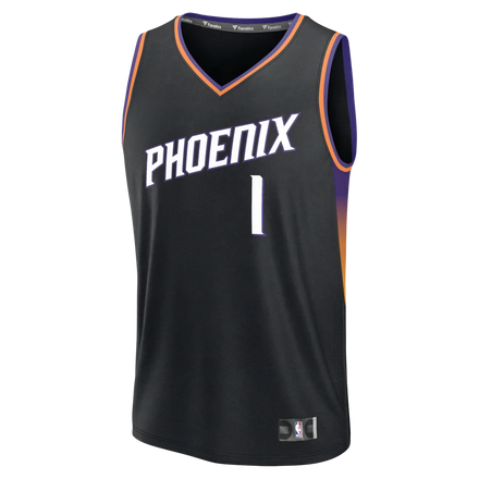 Devin Booker Phoenix Suns Fanatics Fast Break Jersey - Statement Edition - Black