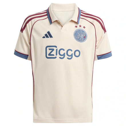 Ajax adidas Youth 2025/26 Third Replica Jersey - Tan