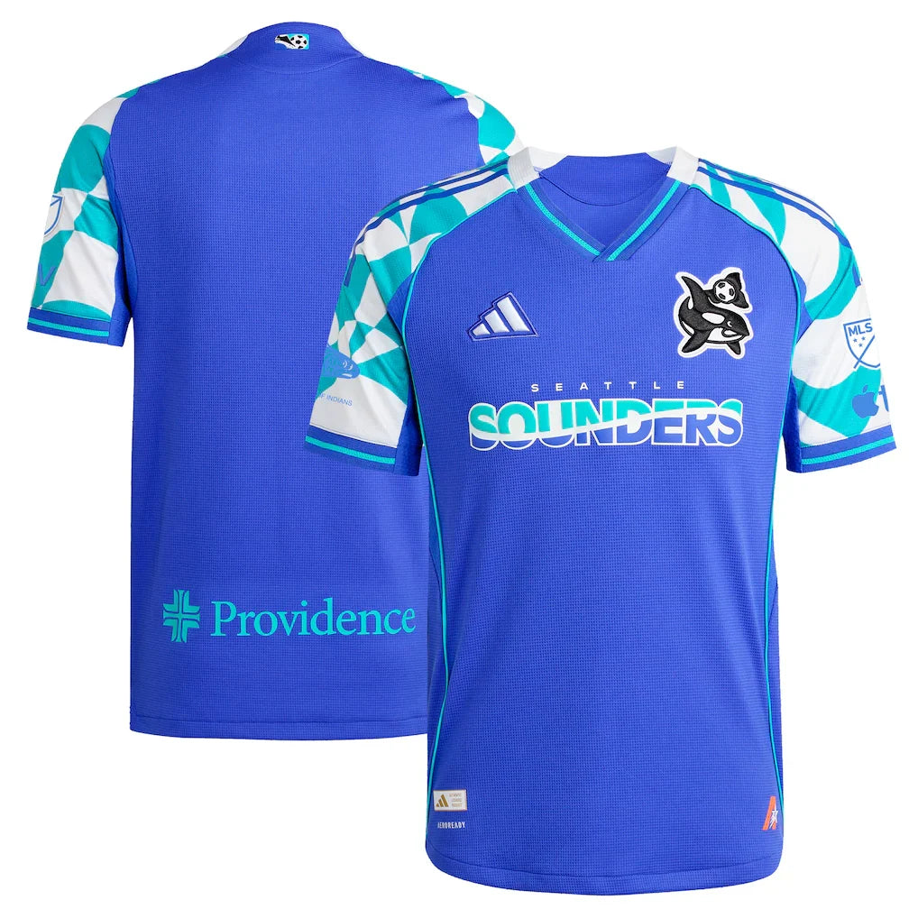 Seattle Sounders FC adidas 2025 Third Authentic Jersey - Blue
