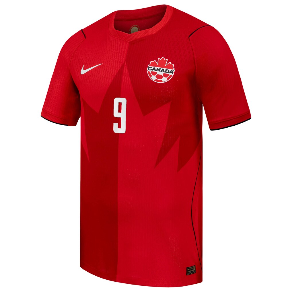 Cyle Larin Canada Soccer Nike 2026 Home Match Authentic Jersey - Red