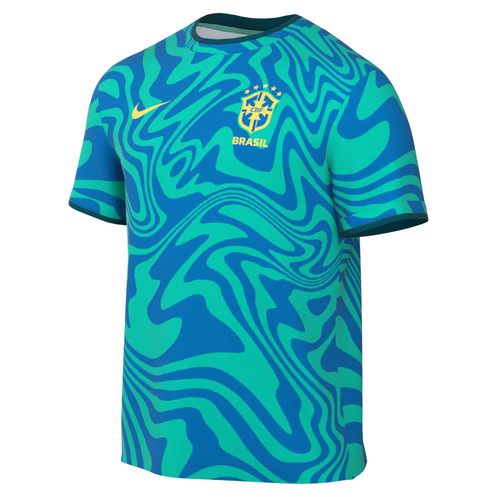 Brazil National Team Nike 2026 Academy Pro Pre-Match Top - Green