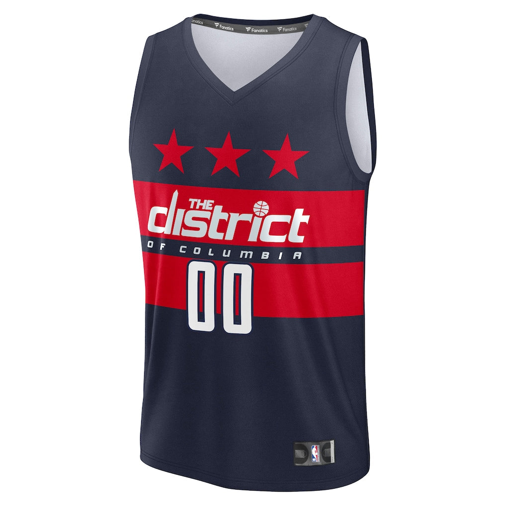 Washington Wizards Fanatics Fast Break Custom Jersey - Statement Edition - Navy