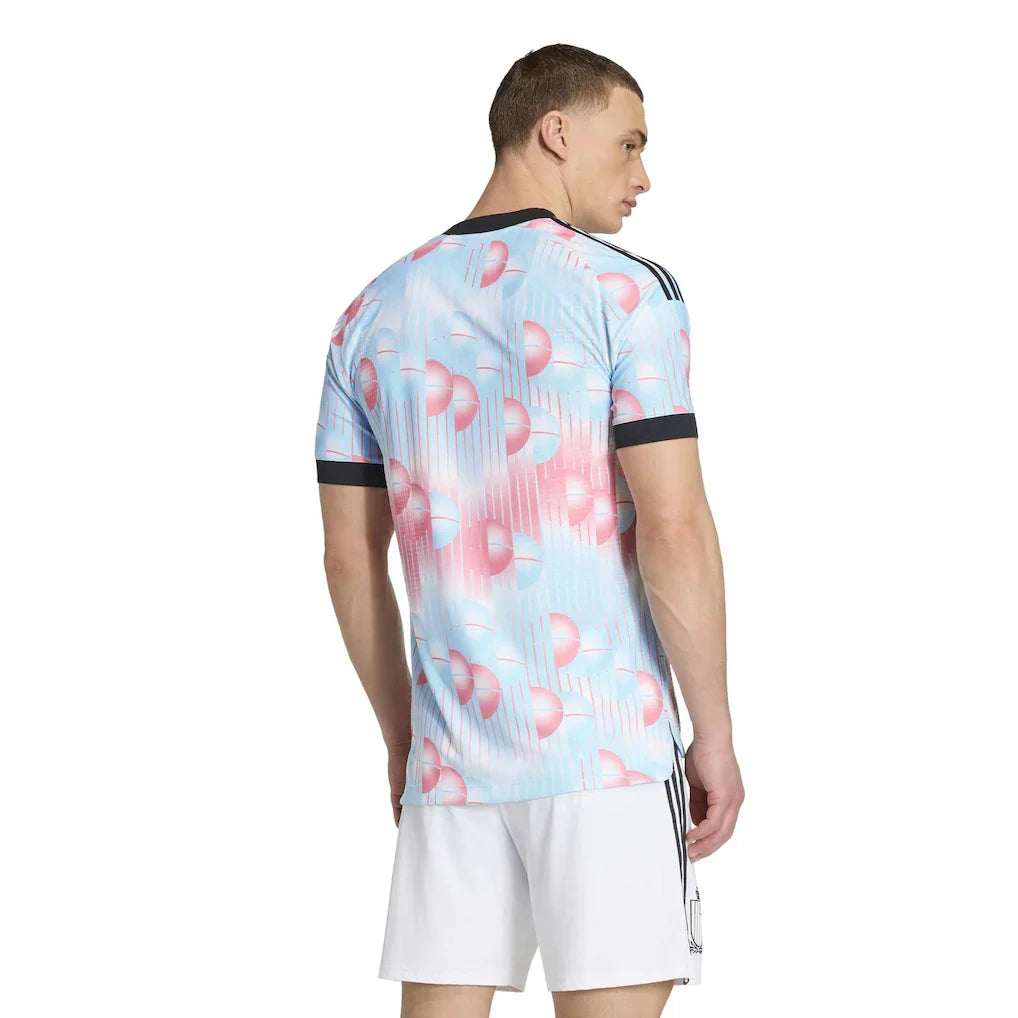 Belgium National Team adidas 2026 Away On-Field Authentic Jersey - Light Blue