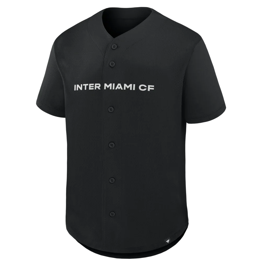 Inter Miami CF Fanatics Maximum Intensity Button-Up Jersey  - Black
