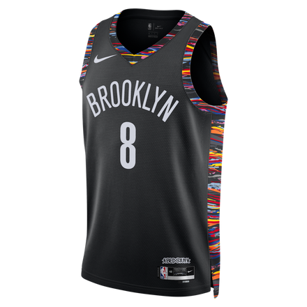 Egor Dëmin Brooklyn Nets Nike Unisex 2025/26 Swingman Jersey - City Edition - Black